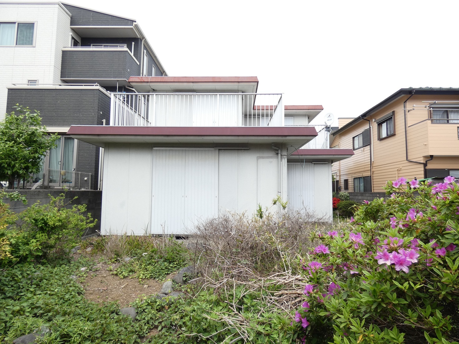 元横山町売地 - 庭先　南側から撮影