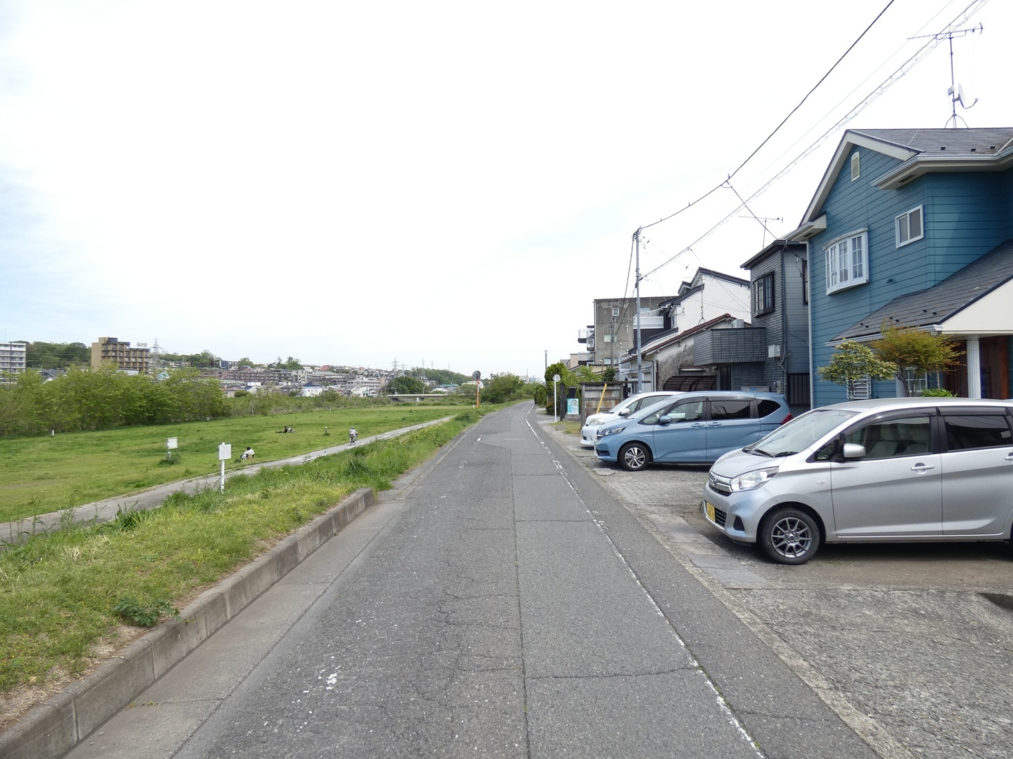元横山町売地 - 公道　東側から撮影