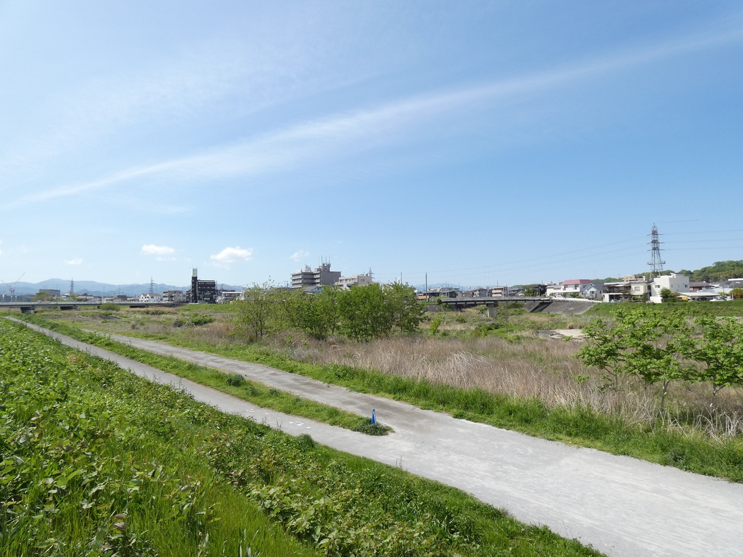 元横山町売地 - 北西側眺望