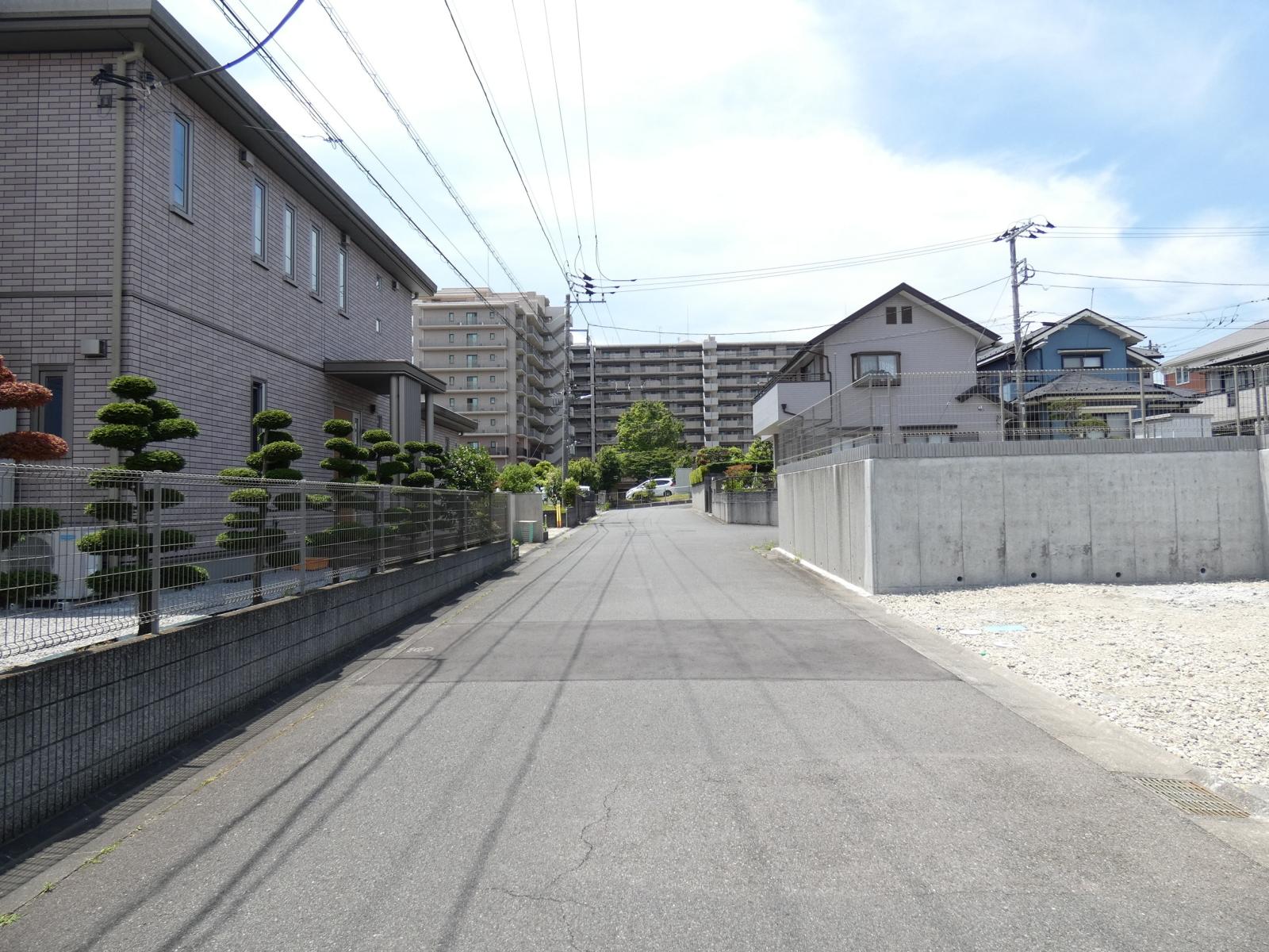 前面道路 - 南西側から